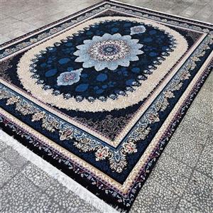 فرش  ماشینی گیتا مشکی 6متری،فرش ماشینی پرزبلند