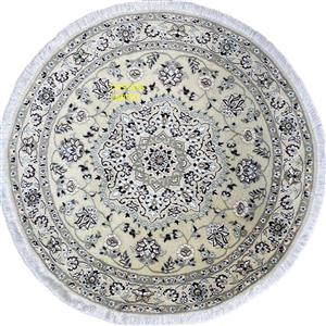 فرش دستبافت نائین ایران(گردقطر١ طرح اخوان)