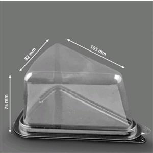 ظرف یکبارمصرف مثلثی اسلایس کیک کارتن 300 عددی