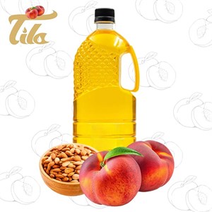روغن هسته هلو خوراکی صددرصد خالص 1 لیتری
