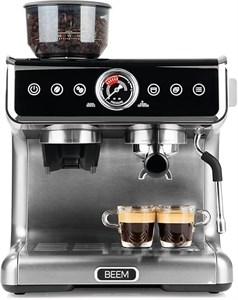 اسپرسوساز حرفه‌ای BEEM ESPRESSO-GRIND-PROFESSION با آسیاب داخلی و کف شیر