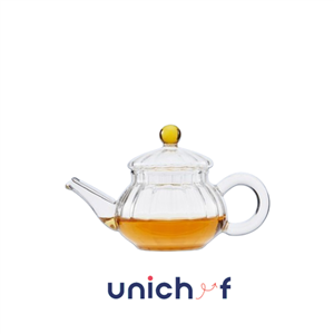 قوری زعفران خطی -درب شیشه ای کد UN-7933