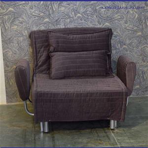 مبلمان تختخوابشو ساپتا دسته متکایی عرض 80 رنگ بنفش