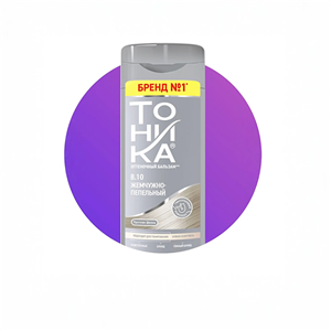 شامپو رنگساژ تونیکا خاکستری مرواریدی کد 8.10