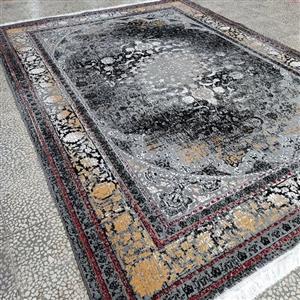 فرش فیلی رنگ مدل ثروت سایز 9 متری ، پرز بلند و ضخیم 