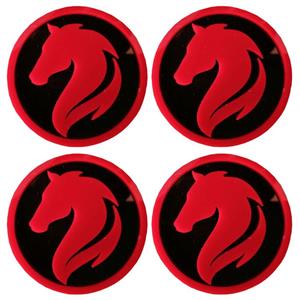 درپوش رینگ خودرو مدل HORSE R-COL PLUS مناسب برای دنا بسته 4 عددی