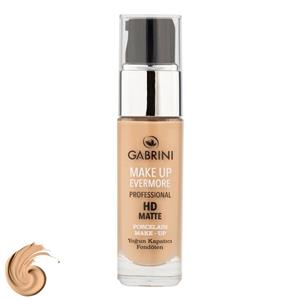 کرم پودر مایع کابرینی مدل HD شماره 02 مناسب برای انواع پوست حجم 30 میلی‌لیتر