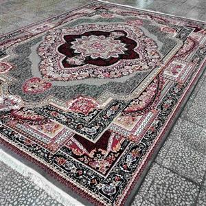 فرش ماشینی 6متری جدید کاشان نقشه باغ معلق(ارسال رایگان) 