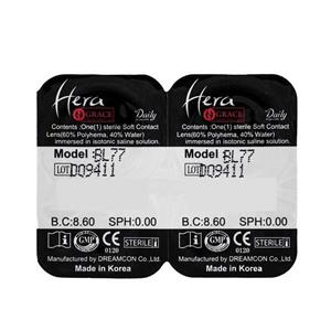 لنز چشم گریس هرا شماره 36 مدل BL 77 رنگ آبی عسلی