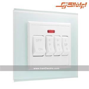 کلید کولر برلیان کریستال سفید
