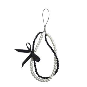 آویز موبایل مدل کلاسیک مرواریدی فونچارم