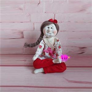 عروسک یوگا کار پارچه ای