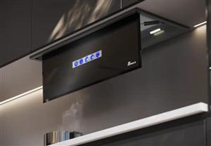 هود بیمکث مدل 1102 V2 مشکی  سایز 70 موتور چدنی