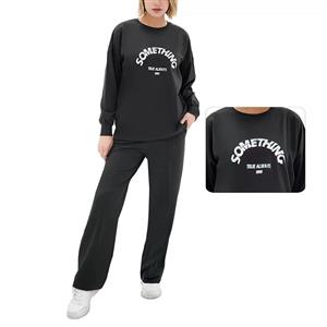 ست بلوز و شلوار اسپرت something کد 3053