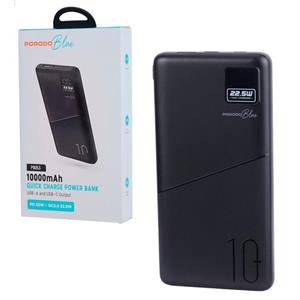 پاور بانک فست شارژ پرودو Blue PB-PBFCH053 QC3.0 PD 22.5W ظرفیت 10000 میلی آمپر ساعت