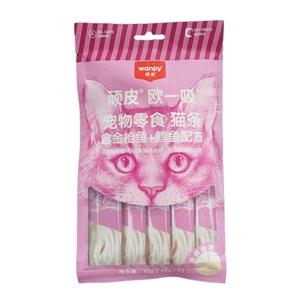 بستنی گربه ونپی طعم ماهی تن و ماهی کاد 5 عددی Wanpy