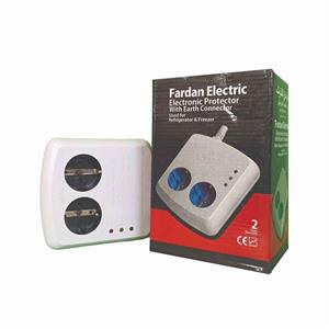 محافظ ارت دار 2 خانه 1/8 متر  یخچال فریزر 10 آمپر فردان(فردان)(فردان)