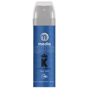 اسپری بدن مردانه Dolce Gabbana مدیا (200 میلی لیتر)