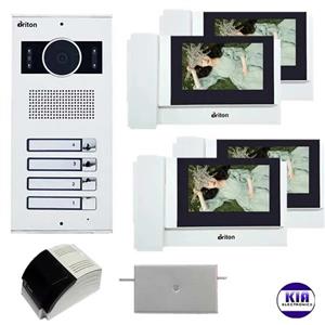 پکیج آیفون تصویری چهار واحدی برایتون مدل 7040 وای فای