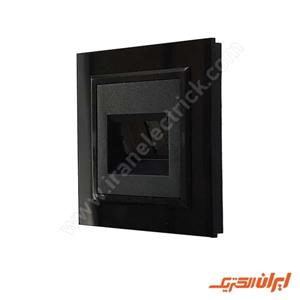 تلفن دوسوکت مدل برلیان پلکسی مشکی