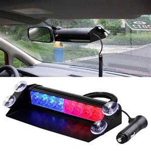 چراغ پلیسی رو داشبوردی 8 ال ای دی چشمک زن طرح جدید