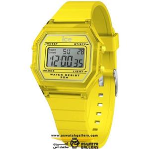 ساعت آیس واچ ICE digit retro-Electric yellow-Clear-Small