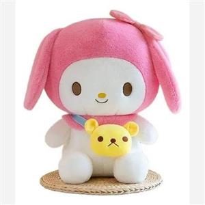 عروسک مدل ملودی ارتفاع 30 سانتی متر به همراه پتو 