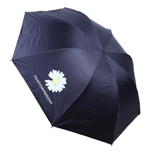 چتر مشکی طرح بابونه تاشو