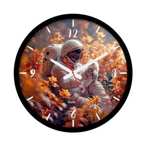 ساعت دیواری کوارتز راویتا مدل فضانورد و گربه کد 3711