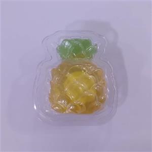 پاستیل میوه ای مغزدار شفاف با طرح و طعم آناناس RSH