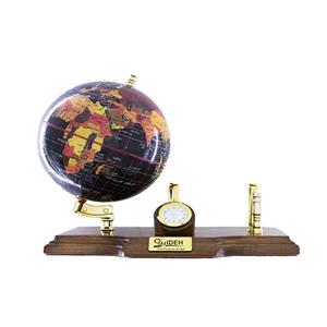 کره جغرافیایی سایز14 پایه چوبی نیمگرد ایده کد111