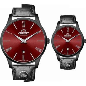 ست ساعت مچی عقربه‌ای کوارتز زنانه و مردانه اورینت کانتیننتال مدل 0130