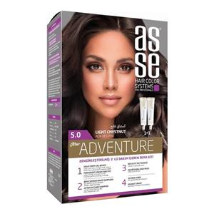 رنگ مو شماره 5.0 بلوطی روشن آس سه (ASSE)