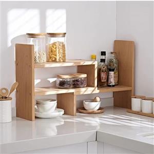 پا سماوری دو تیکه قابل تغییر فرم مناسب برای آشپزخانه یک نظم دهنده بسیار شیک  از جنس چوب روس 