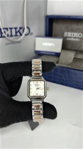 ساعت زنانه سیکو اکسکلوسیو مدل ۳۱۹۵ ساخت ژاپن کیفیت عالی شیشه کریستال بدنه استیل رنگ ثابت ضدآب (اورجینال) کد ۱۹۲۴۰۶۳