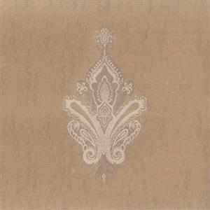 پارچه مبلی شانلی تک گل جولیا نسکافه ای خاکی 0220