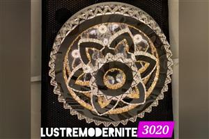 لوستر مدرن طرح گل 50 سانت سقفی 