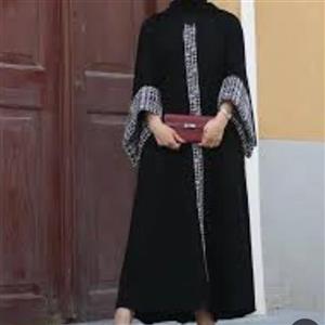 کفتان مانتو دانشجویی عبایی کرپ فلامینگو دوخت سفارشی مطابق با سایز و رنگ دلخواه شما 