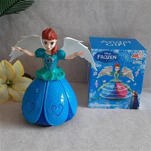 عروسک فروزن رقاص\nموزیکال چراغدار\nدر دو رنگ صورتی و آبی 