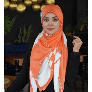 روسری بزرگ مجلسی ابریشم زنجیری رنگ سال  کد ana2820 آنالیا اسکارف با ارسال رایگان 