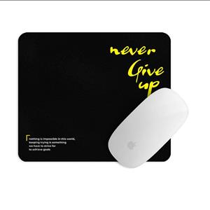 ماوس پد مستر پیکد طرح Never Give up کد PCD-MP1101
