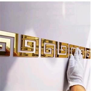 اینه دکوراتیو مدل ورساچ مجموعه هشت عددی سایز نصبی چهار مترو هشتاد سانت