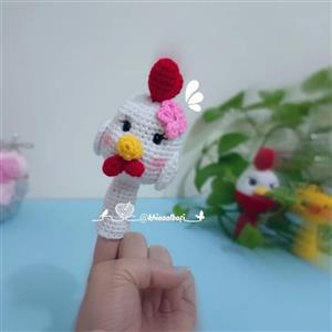 عروسک انگشتی قُدقُدی خانوم (مرغ)