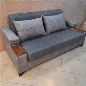 مبل تختخوابشو مدل آلما، دونفر خواب دونفر نشین، اسکلت تمام کار فلزی، دارای رنگ بندی کامل  (پس کرایه)