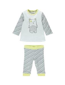 تی شرت و شلوار نخی نوزادی - ارکسترا Baby Cotton T-Shirt And Trousers - Orchestra