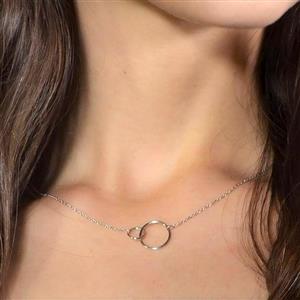 گردنبند نقره لوتوس کد 0516 