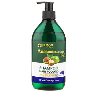 شامپو ماکادمیا دیلمون مناسب موی خشک و آسیب دیده – 385ml