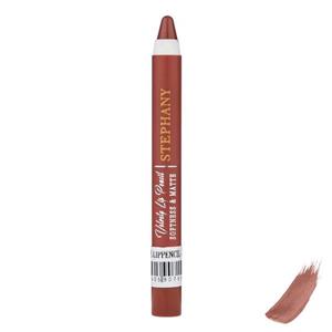 رژ لب مدادی استفانی مدل velvety شماره 205