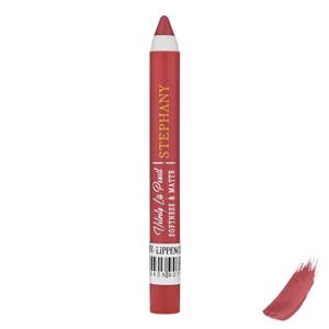 رژ لب مدادی استفانی مدل velvety شماره 201