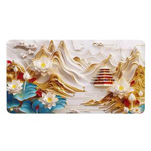 ماوس پد هومرو مدل MX2541 طرح ژاپنی نقاشی سامورایی